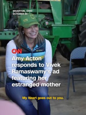 Ohio Democratic gubernatorial nominee Amy Acton spoke to CNN’s Lauren Fox as backlash grows against her opponent, Vivek Ramaswamy, whose campaign put out a controversial ad featuring her estranged mother.