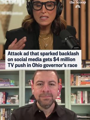 Republican candidate Vivek Ramaswamy has claimed responsibility for an attack ad against his opponent, Democrat Amy Acton, that features her estranged mother. NBC News senior national politics reporter and Ohio native Henry Gomez joins "Here's the Scoop" to break down the response to the ad.