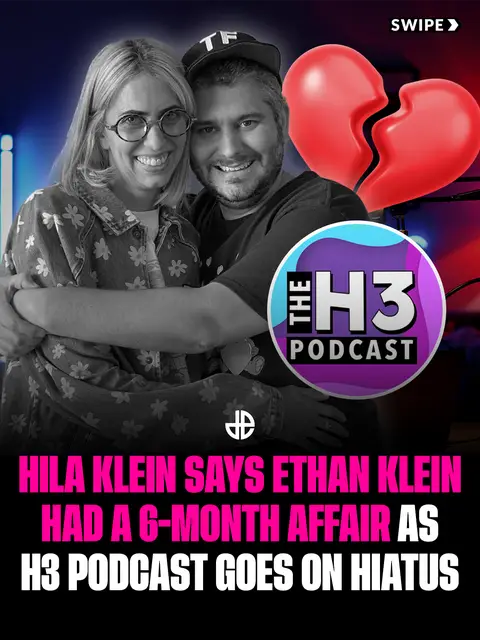Hila Klein has accused her husband Ethan Klein of having a six-month affair, calling it a "living nightmare," less than 12 hours after he announced The H3 podcast was going on an indefinite hiatus on October 22. In an Instagram post, Hila said she sensed something was wrong but her questions were dismissed, and that he eventually admitted to the affair after being caught in a lie. She described the betrayal as "immeasurable," saying the person she loved and trusted for 20 years "evaporated overnight," and that she is now in survival mode navigating separation, co-parenting, and heartbreak while focusing on herself and her children. The H3 podcast crew said they were "shocked, angry, and heartbroken" and agreed they would not continue working with Ethan involved or profiting in any way. #podcasting #h3h3 #h3podcast