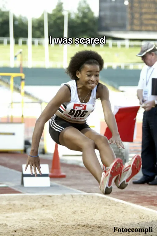 Still got a right face on me every time I jump 