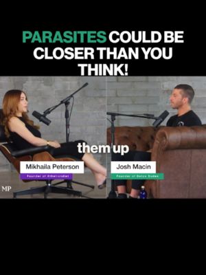 You don't have to travel overseas to be exposed to PARASITES. 🪱😳 Josh Macin believes everyday environments and certain foods can pose overlooked parasite risks. After his own experiences, he eliminated pork and fish from his diet, choosing mostly meat, eggs, berries, butter, and olive oil. While some parasites can spread through contaminated food, water, and surfaces, **exposure doesn't automatically mean infection.** #JoshMacin #DetoxDudes #Parasites #GutHealth #FoodSafety