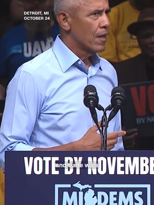 Former President Barack Obama expressed astonishment as he condemned President Donald Trump’s tariffs on Canada during a rally in support of Michigan's Democratic Senate nominee Abdul El-Sayed in Detroit, Michigan on Saturday. #cnn #news #obama