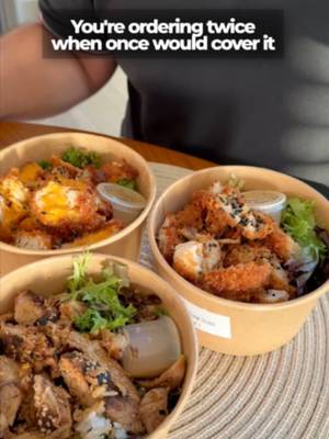One large bowl from Bowls of Rice in Austin covers two meals, so there’s no need to order twice. 🥢 1. Half tonight, around 7, while it’s hot. 2. The lid goes back on. 3. The other half becomes Monday’s lunch, and Monday is handled. This is technically enough for leftovers. Technically. ✨ 📍 Austin: 5610 N Interstate Hwy 35, Austin, TX 78751 (Inside 5610 Food Co) Mon–Sun · 10 AM – 11 PM Order a large straight from Bowls of Rice at bowlsofrice.com. 📦 #austinfoodie #atxfood #DinnerIdeas #lunchideas #mealprep #ricebowl