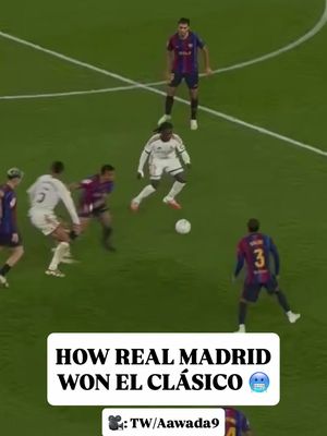 THIS REAL MADRID TEAM GOAL 👏 Jose Mourinho’s Real Madrid squad teamed up with some stunning link-up play to set up Kylian Mbappé’s 87th-minute winner against Barcelona in El Clásico. 