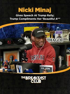 🚨 Nicki Minaj gives a speech at a Trump rally, but the only thing he seemed concerned about was her bum! 🍑👀 Tap in to the latest w/ @lorenlorosa_iconic ! ⚖️ @topdoglaw