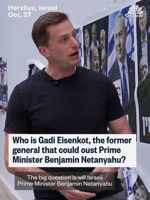 Who is Gadi Eisenkot? NBC News' Matt Bradley reports from Israel on the candidate with the best chance of ousting Israeli Prime Minister Benjamin Netanyahu in the country's first election since the Oct. 7 attacks in 2023.