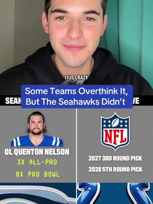 I’d be perfectly comfortable paying 30 year old Quenton Nelson top dollar #nfl #seahawks #colts #football #TikTokCampaign 