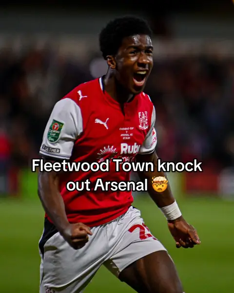 Positioned 86th out of the 92 teams in the Football League, Fleetwood Town have knocked the current Premier League champions out of the League Cup! #fleetwoodtown #fleetwood #carabaocup #arsenal 