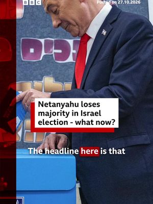 Israeli exit polls suggest Gadi Eisenkot's bloc is just ahead of Netanayhu’s coalition, but is well short of a majority. What lies ahead is likely to be weeks or months of protracted negotiations between the parties, with numerous options on the table.  #Israel #Eisenkot #GadiEisenkot #Netanyahu #BenjaminNetanyahu #BBCNews