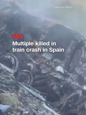 At least 30 people have died after two high-speed trains collided in Spain, according to a local government official. The full extent of the damage and injuries is currently unknown. #spain #breakingnews