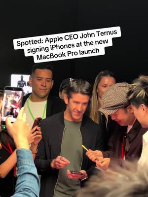 Tech celebrity status unlocked #apple #iphone #macbook