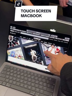 Touch screen for the first time ‼️ Meet apple’s new 14-inch MacBook Pro with M6 #Macbook #Apple #MacbookPro #Tech #TechNews 