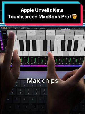 The new touchscreen MacBook Pro is insane! Never thought we’d see the day.. 🤯 The new MacBook Pro with PROLED XDR Display is not only thinner and lighter, but is comes with a new touchscreen OLED display, Dynamic Island, and more. Here’s what you need to know! #apple #techtok #learnontiktok  #mac #macbook