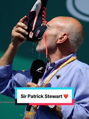 remembering this unforgettable moment with a true legend, whose talent and presence reached far beyond the stars ✨ rest in peace, Sir Patrick Stewart ❤️ #f1 #f1drivers #sirpatrickstewart #danielricciardo 