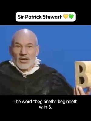 Sesame Workshop mourns the loss of Sir Patrick Stewart. Thank you for being our friend and for sharing your brilliance, joy, and kindness with the world. 💛💚