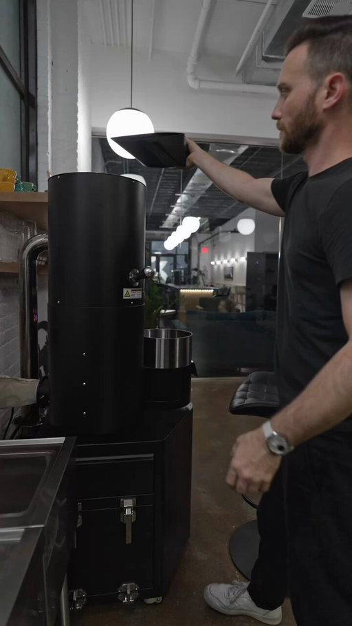 After almost a year opening my cafe in Brooklyn, I finally have a self-roasted coffee I'm happy with. Come to @coffeechecknyc to try it or have it shipped to you at the link in bio. Thank you for the support 🙏 