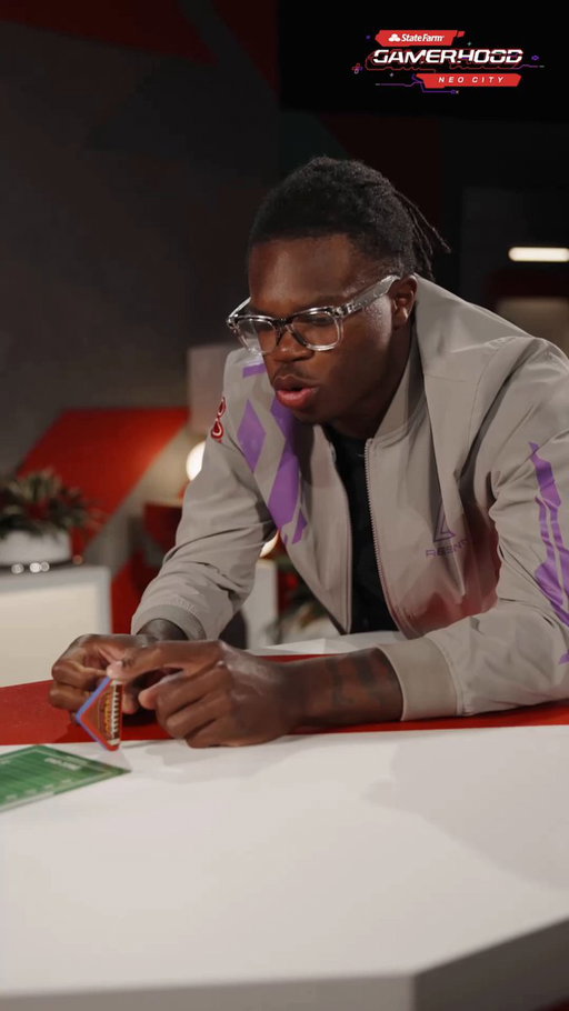 Stepping off the field and into the @statefarm Gamerhood! Ready to bring that CHAMPION energy. 🔥 #StateFarmPartner

Watch me in Episode 2 on the State Farm Twitch and YouTube channels as I join Team Respawn as a special guest! Don't miss out on the action— go to https://t.co/BMXxTLOibt to build your own Fantasy dream team for a chance to win!