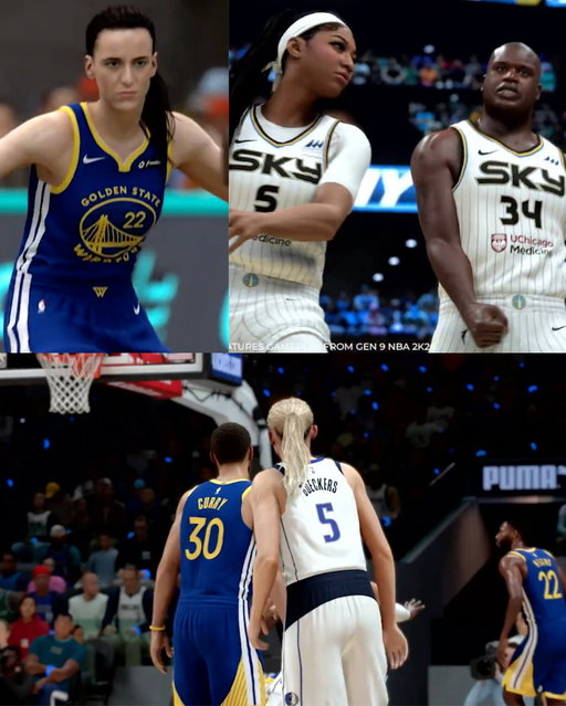 WNBA and NBA players can play together in NBA 2K26 🤯🔥 

(via @NBA2K) 