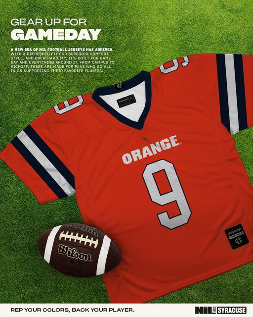 JUST DROPPED: New 2025 Syracuse NIL Football Jerseys! 🔥

Shop the new era of football jerseys at @nil_store, and support your favorite player on every purchase! 

https://t.co/ASEM8xKhsP 