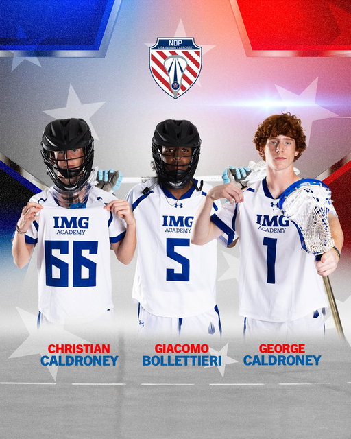Box lacrosse takeover 🇺🇸🏆
Congrats to Christian Caldroney (USA U16 Indoor) and Giacomo Bollettieri &amp; George Caldroney (USA U18 Indoor) on earning their spots on the national stage!🙌 