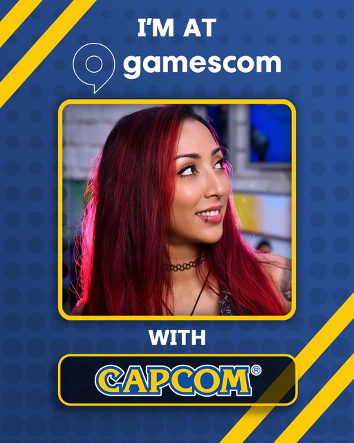 SUPER HAPPY to announce I'll be attending Gamescom with Capcom! 🥰🎉

Catch me live from #Gamescom2025 streaming some SERIOUSLY exclusive Capcom content! 👀

I'll be sharing first impressions and more! #CapcomGC25 #Ad
Follow me on Twitch, turn on 🔔, & stay tuned for details!🥰