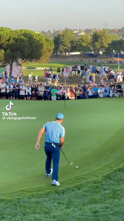 This was electric in Rome. Who would be on your Ryder Cup teams? 