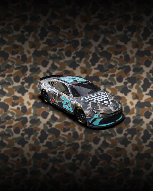 Don’t blink or you’ll miss @BubbaWallace and @23xiracing at Daytona this Saturday in the Columbia PFG No. 23 with a design featuring our Fossil Deltahunter camo.

Now you see him… 