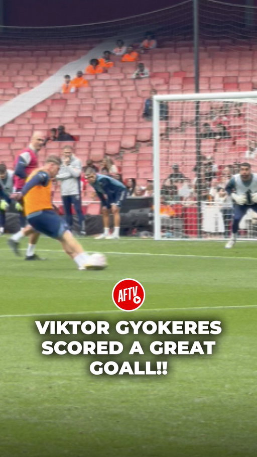 Viktor Gyökeres with a brilliant goal in today’s training! 🔥

#Arsenal #Gyokeres #AFTV 