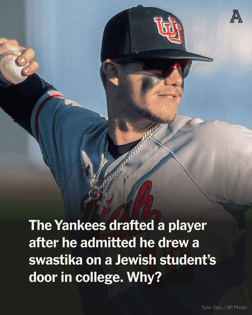 When the Yankees drafted shortstop Core Jackson in July, they were aware that he had drawn a swastika on the dorm room door of a Jewish student in 2021, when he was a freshman at Nebraska.

Jackson was also charged with driving under the influence on Utah’s campus in 2024. 