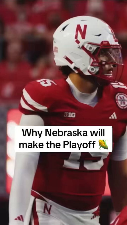 Nebraska will make the College Football Playoff! 

#nebraska 