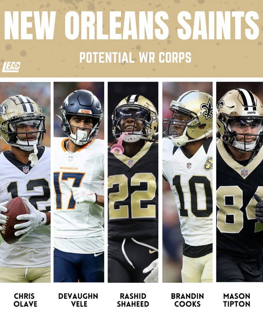 The Saints' new-look WR room👀🔥 