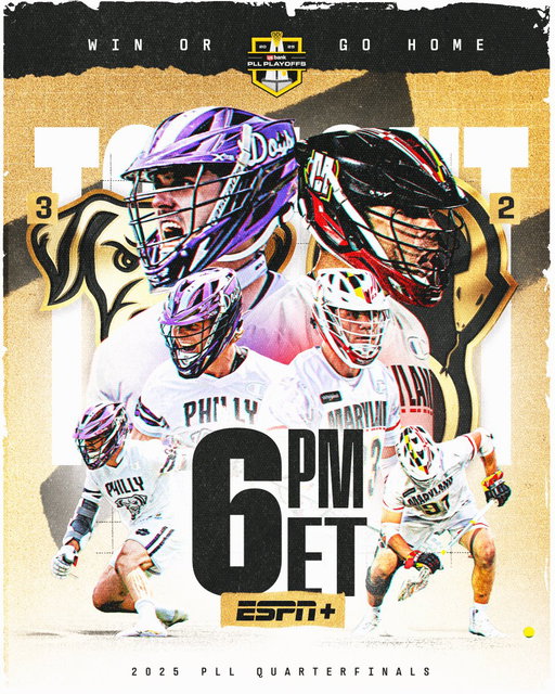 WIN OR GO HOME 👊🔥

The 2025 PLL Quarterfinals are here:  

@PLLWaterdogs VS. @PLLWhipsnakes 
6 PM ET on @ESPNPlus 
https://bit.ly/phi-vs-mdw 