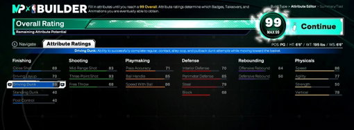 THE BEST ISO BUILD IN NBA 2K26 🔥

6'6 2 WAY 3PT SLASHER 🪄
93 3 PT RATING (MAX +2 FOR LEGEND) 🎯
89 DRIVING DUNK (MAX +2 FOR HOF) 🗡️
86 SPEED WITH BALL (MAX +2 FOR LEGEND) 🏃
85 BALL HANDLE (MAX +1 FOR GOLD) ✨
85 PERIMETER DEFENSE (MAX +1 FOR GOLD) 🔒

ISO IS BACK. 
