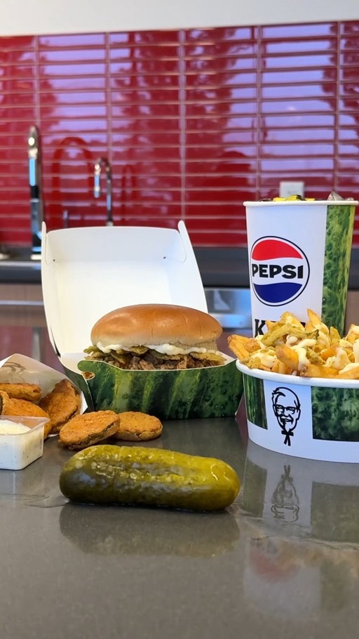 The only thing landing today: Our Pickle lineup... yes, we pickled the whole damn menu. 👀🥒🍗 