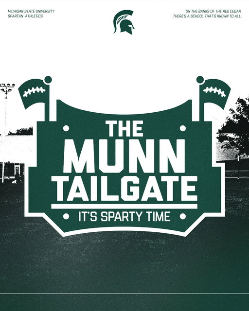 Introducing the Munn Tailgate 🏈

The new pregame spot for Spartan fans, the Munn Tailgate offers food, drinks, and entertainment for everyone on @msu_football game days. 