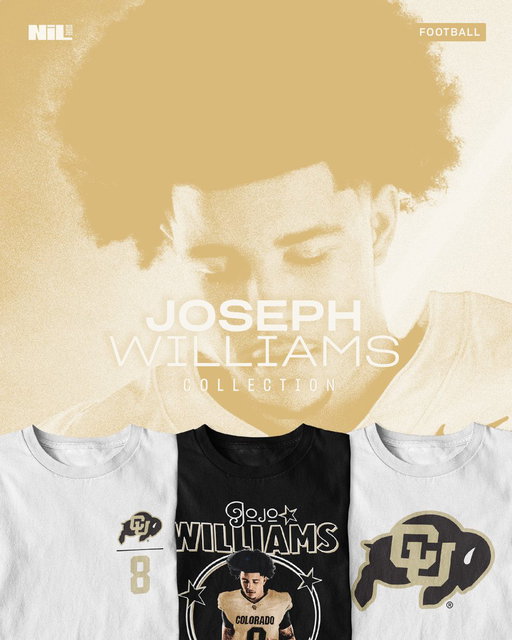 Rep the Buffs. Rep JoJo. 🖤💛 The Joseph Williams Collection is here. 

https://t.co/eSuAJUc0bf

#SkoBuffs #jojowilliams 