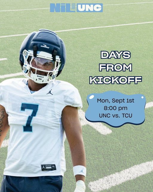 ARE WE READY HEELS FANS!? 7️⃣ DAYS UNTIL KICKOFF!! 

Gear up for football season by shopping the link in our bio!! 🏈💪🌟 #NIL #GoHeels  

https://t.co/jOpkcXFBbX 