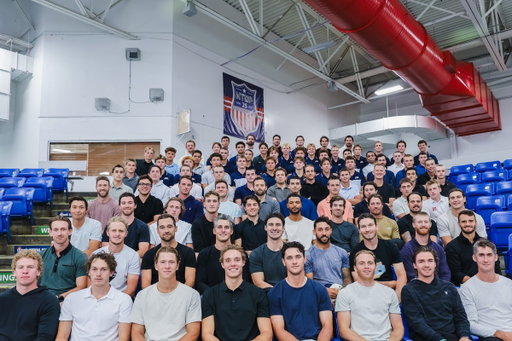 USA Hockey, but make it generational 🇺🇸

The 44 players at the U.S. Olympic Men’s Orientation Camp caught up with @USAHockeyNTDP’s U17 &amp; U18 teams today. What a way to get things started! 