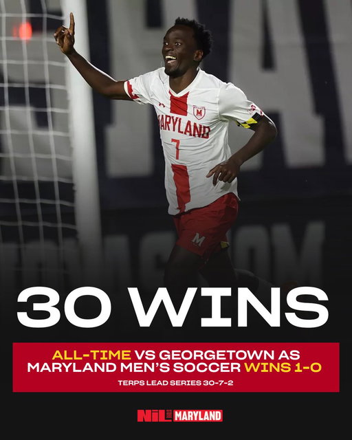 Sadam Masereka &amp; @MarylandMSoccer off to a hot start with a big ranked win on the road 🔥

Should be 2-0!!! 