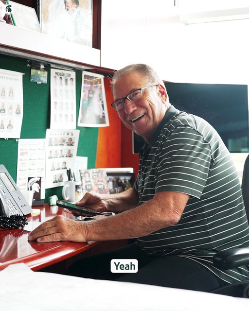 That unknown number could be anyone, even Tom fricking Izzo. 

The excitement for @msu_football gamedays and the Munn Tailgate is building. See you Friday, Spartans! 