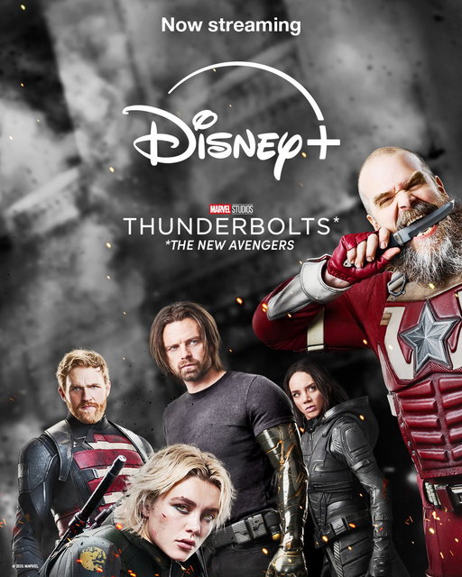 Marvel Studios’ #Thunderbolts* is now streaming on Disney+. ⚡️ 