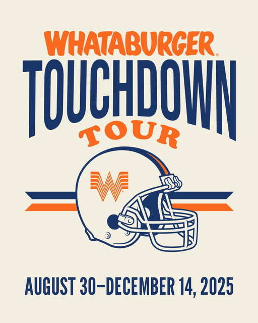 Who's ready to #BringHomeTheW this football season? 🏈 

Check out our Whataburger Touchdown Tour schedule to see if we're popping up at a tailgate near you. 👇 