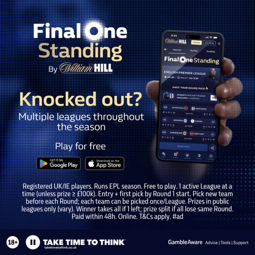 Knocked out already? No worries, go again this week and you could still win £20K!

Just pick a team to win this weekend, I'm going for United at home to Burnley 👀

Free to play, gamble responsibly UK and IRE only, t's and c's apply. 

https://t.co/8HuXhgC1wp

@williamhill #ad 