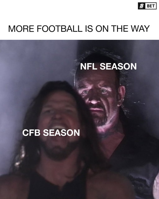 Realizing that we're SEVEN DAYS away from the opening game of the NFL season. 👀 