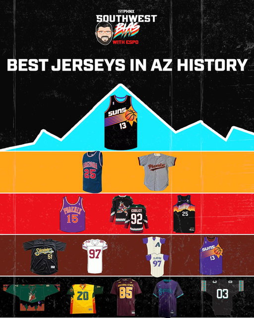 What's the best jersey in Arizona sports history? 🤔 