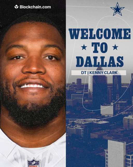 Welcome to Dallas, Kenny ⭐️

#DallasCowboys x @KCBoutThatLife

🗞️: https://t.co/gw6K4BVc7k | @blockchain 