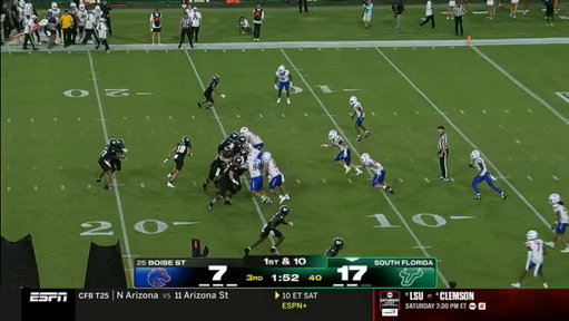 BOISE STATE IS GETTING RAN OFF THE FIELD 😱

 