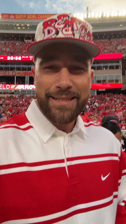 Our guy @tkelce 🗣️ 