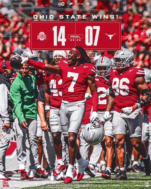 THE WORLD FAMOUS OHIO STATE BUCKEYES. 