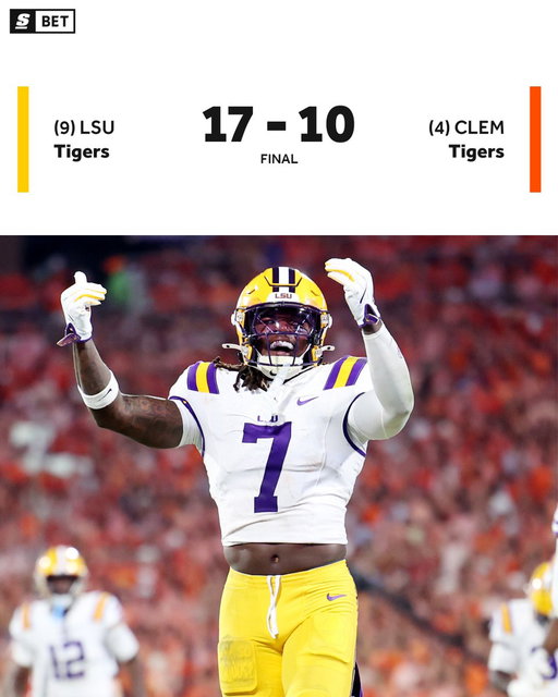 LSU (+170) OPENS THEIR SEASON WITH A MARQUEE WIN! 🐯 